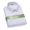 Group customized 2023 new style men's half-sleeved white shirt work clothes, elastic non-ironing bamboo fiber short-sleeved shirts for men Item Picture